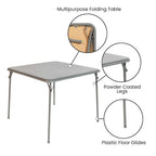 Table de jeu pliable en vinyle