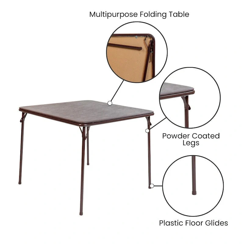 Table de jeu pliable en vinyle