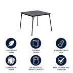 Table de jeu pliable en vinyle