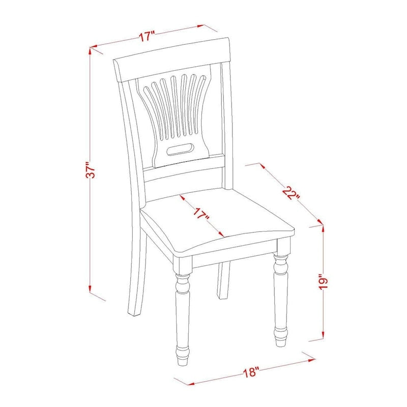 Ensemble de salle à manger — Comprend 1 table à manger rectangulaire et 8 chaises de salle à manger, brun selle (styles d'assise sélectionnables)