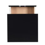 Lit plateforme jumeau et table de chevet Powell Pensy