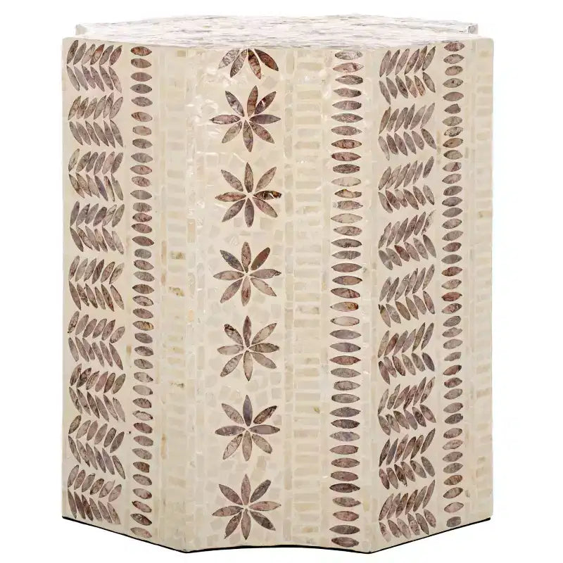 Table d'appoint Tuley - ACC1806A - Blanc/Or - Safavieh