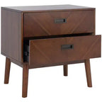 Table de chevet Donald 2 tiroirs - NST6405 - Safavieh