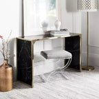 Console Kylie - CNS6201A - Noir/Laiton - Safavieh