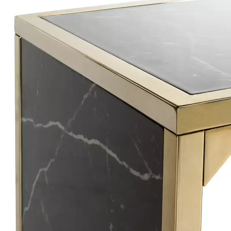 Console Kylie - CNS6201A - Noir/Laiton - Safavieh