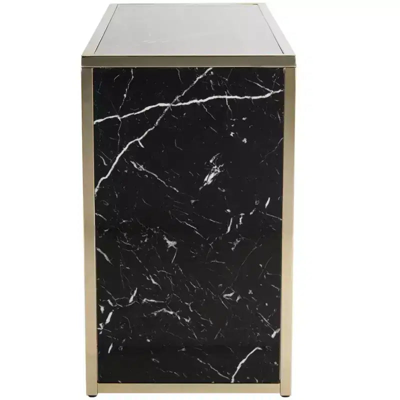 Console Kylie - CNS6201A - Noir/Laiton - Safavieh