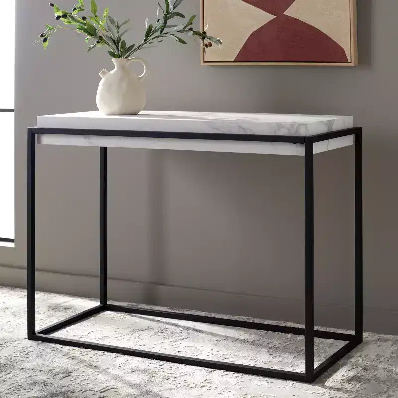 Table console Edgefield - CNS7004A - Blanc - Safavieh