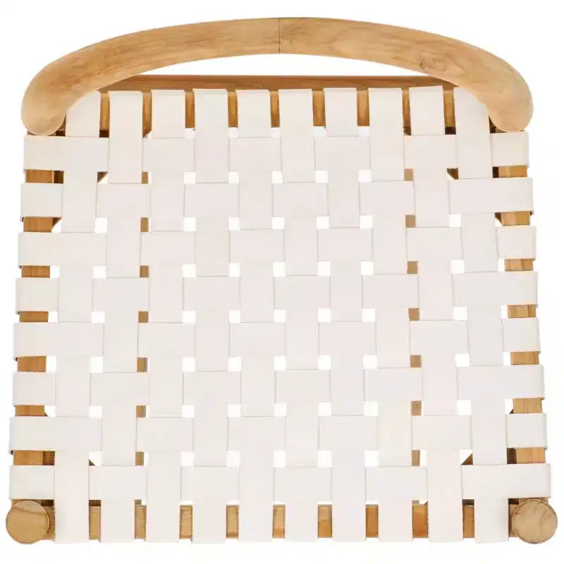Tabouret de comptoir Rhyan - BST1203A - Blanc/Naturel - Safavieh