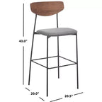 Tabouret de bar Ryker - BST3008 - Safavieh