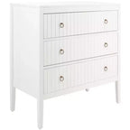 Commode 3 tiroirs Tegan - CHS5001 - Blanc - Safavieh
