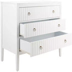 Commode 3 tiroirs Tegan - CHS5001 - Blanc - Safavieh