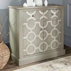 Commode à 2 tiroirs et 2 portes Petula - AMH1524 - Gris - Safavieh Couture