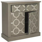 Commode à 2 tiroirs et 2 portes Petula - AMH1524 - Gris - Safavieh Couture