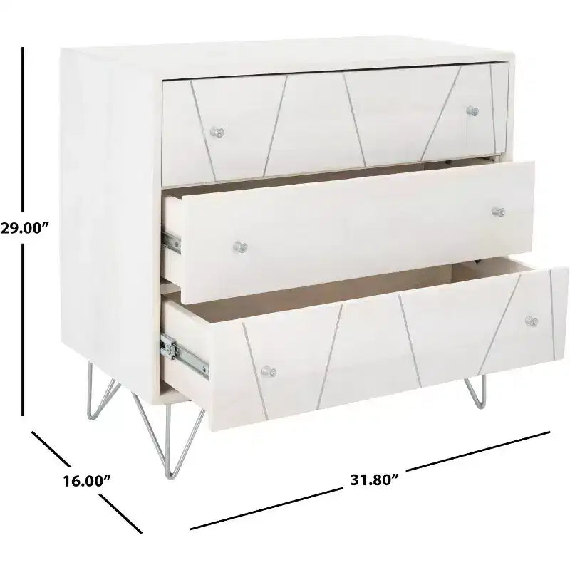 Commode à 3 tiroirs Marigold - CHS9001 - Safavieh