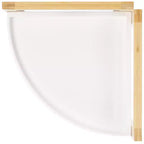 Adler - Étagère d'angle à 3 niveaux - STG1914 - Blanc/Naturel - Safavieh