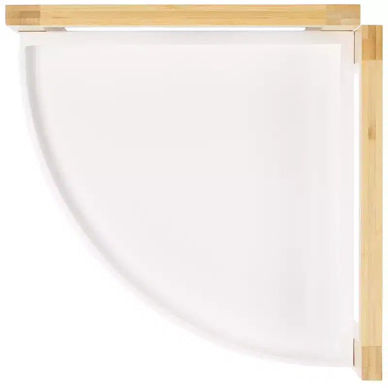 Adler - Étagère d'angle à 3 niveaux - STG1914 - Blanc/Naturel - Safavieh