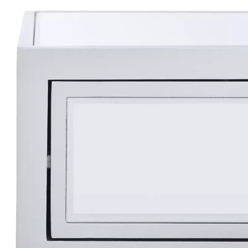 Bureau miroir Aster 2 tiroirs - DSK9701 - Argent/Miroir - Safavieh
