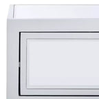 Bureau miroir Aster 2 tiroirs - DSK9701 - Argent/Miroir - Safavieh