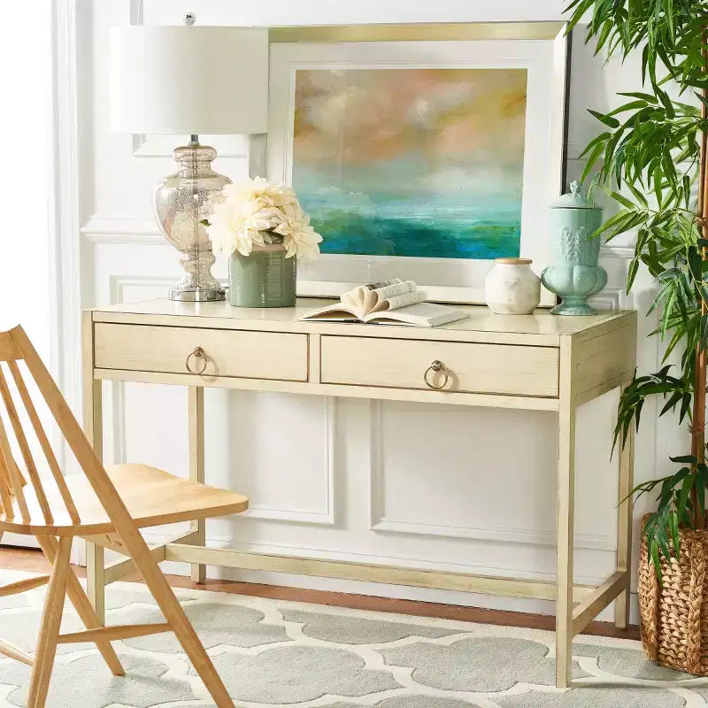 Bureau 2 tiroirs Esther - DSK9200 - Safavieh