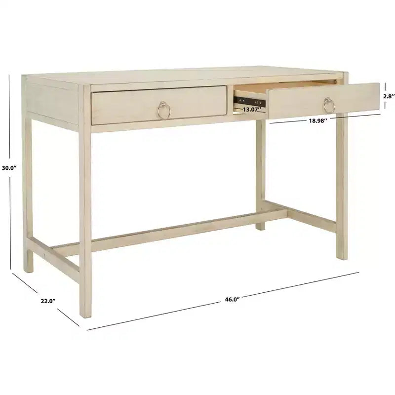 Bureau 2 tiroirs Esther - DSK9200 - Safavieh