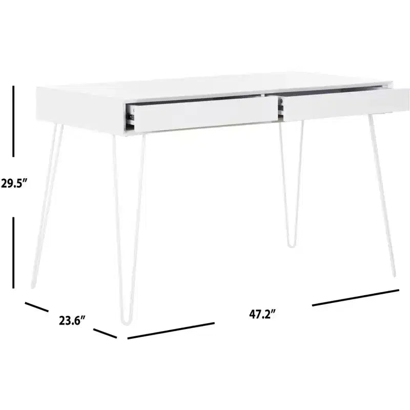 Bureau Cade - FOX2225 - Blanc - Safavieh Couture