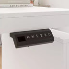 Bureau de bricolage blanc Famapy avec hauteur réglable et tiroirs de rangement
