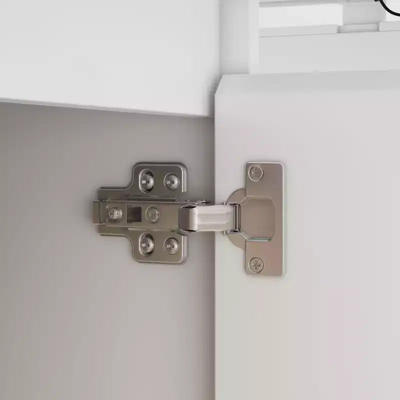 Bureau de bricolage blanc Famapy avec hauteur réglable et tiroirs de rangement