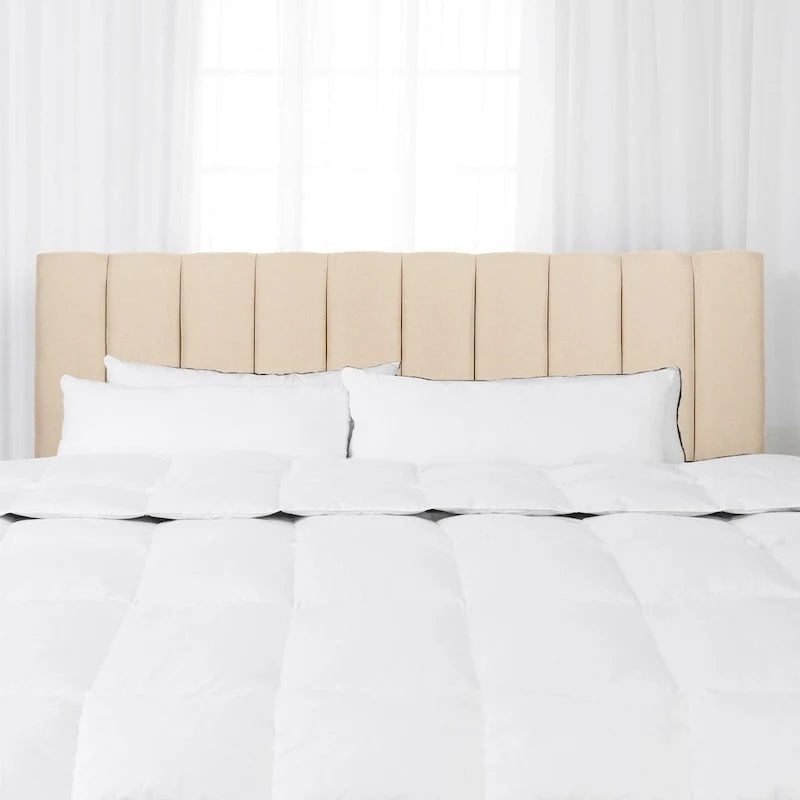 Tête de lit en velours capitonné très grand format