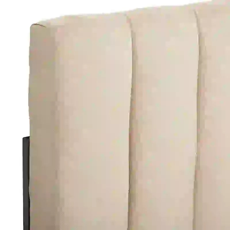 Tête de lit en velours capitonné très grand format