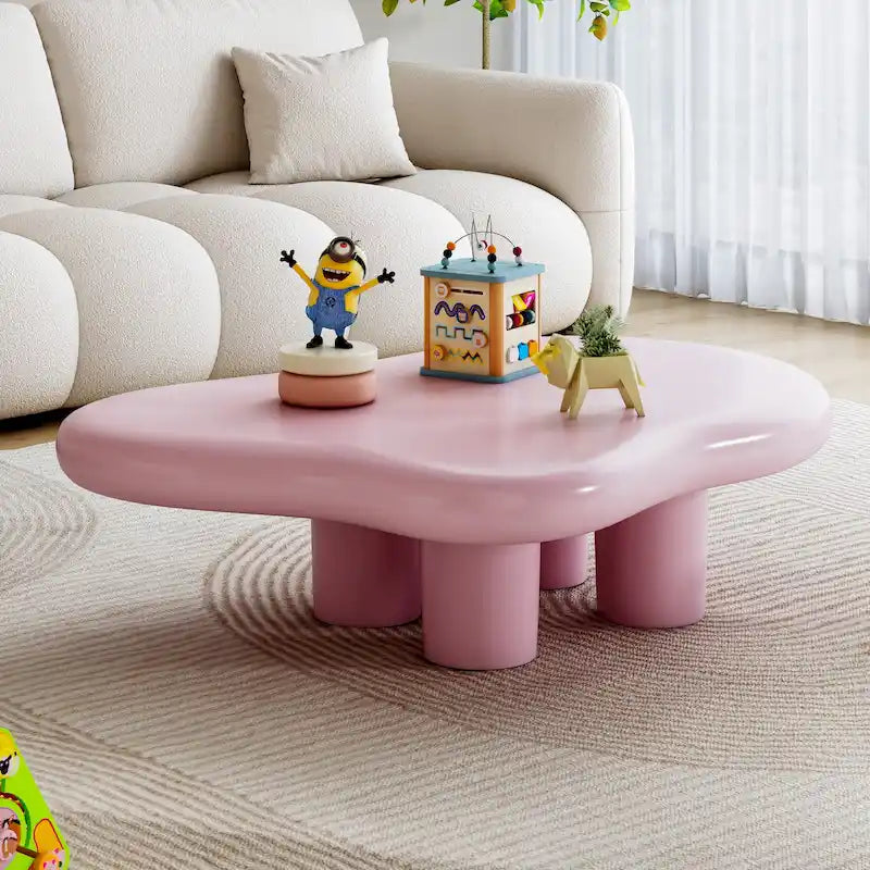 48.5 Modern Cloud Shape 4 Legs Coffee Table