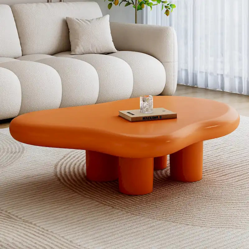48.5 Modern Cloud Shape 4 Legs Coffee Table