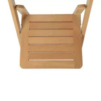 Chaise de salle à manger Merrick Lane en bois massif, pliable et avec une finition élégante