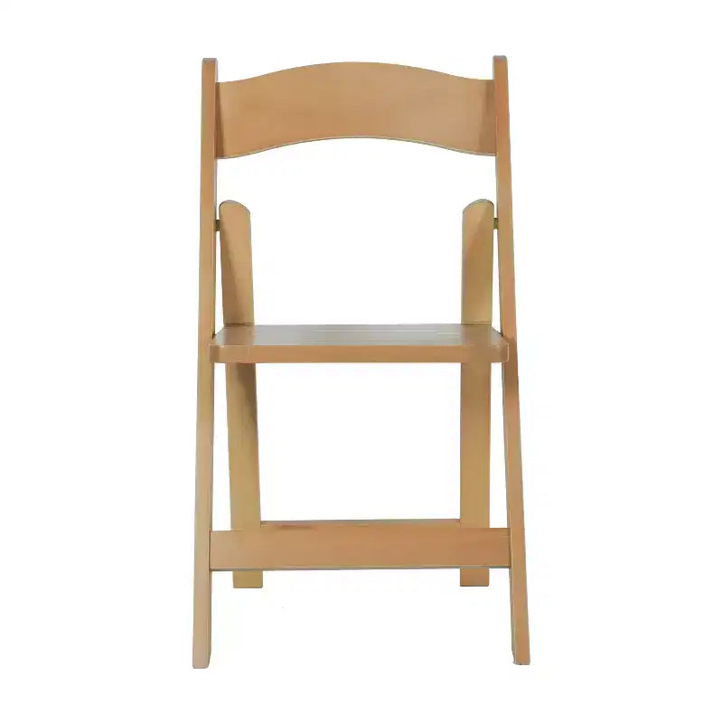 Chaise de salle à manger Merrick Lane en bois massif, pliable et avec une finition élégante