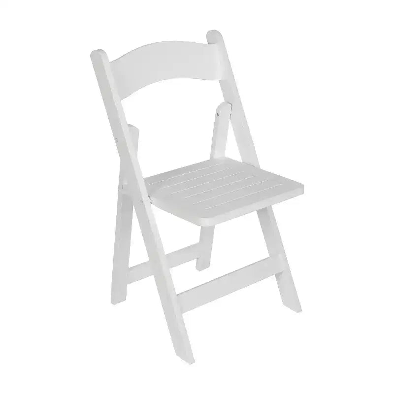 Chaise de salle à manger Merrick Lane en bois massif, pliable et avec une finition élégante