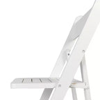 Chaise de salle à manger Merrick Lane en bois massif, pliable et avec une finition élégante