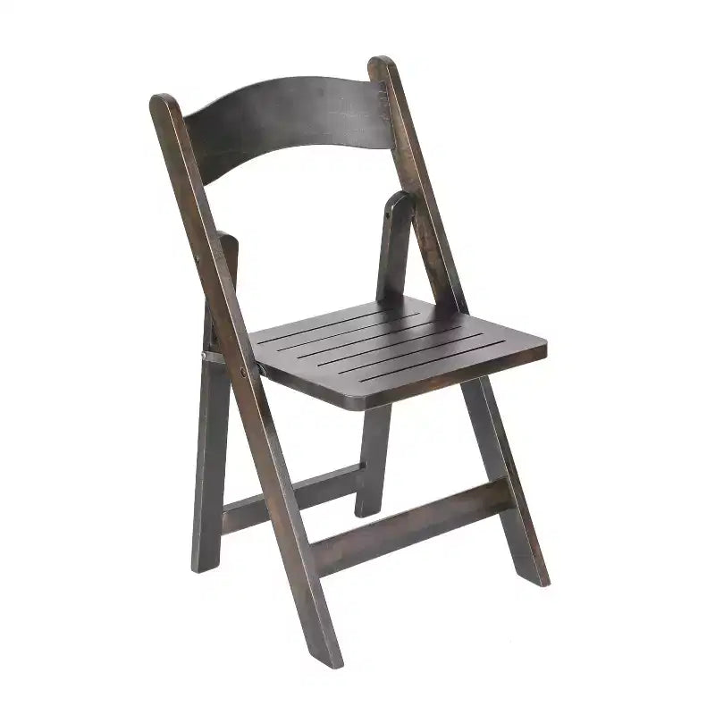 Chaise de salle à manger Merrick Lane en bois massif, pliable et avec une finition élégante