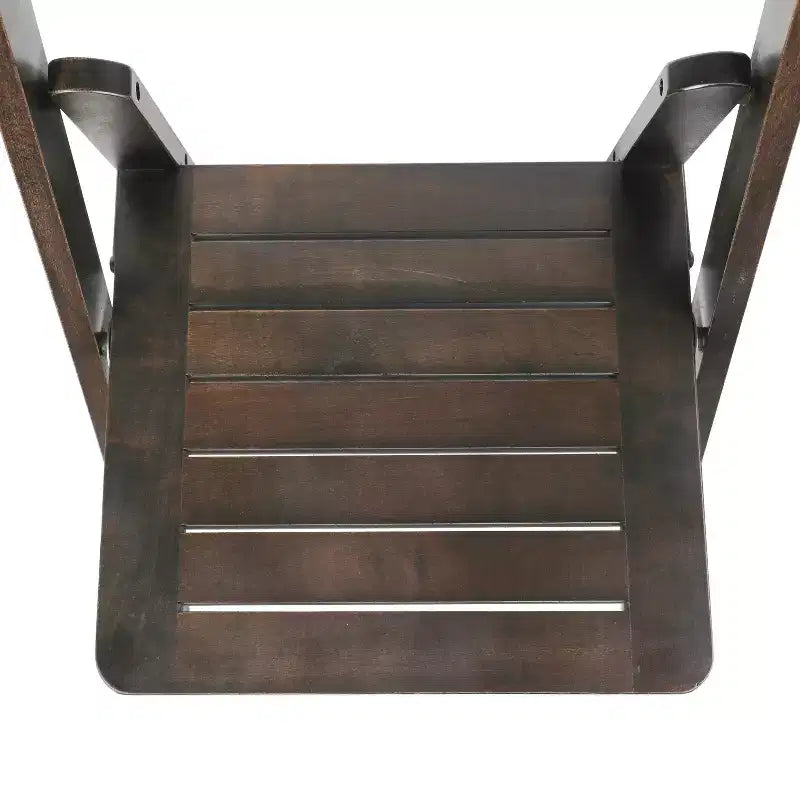 Chaise de salle à manger Merrick Lane en bois massif, pliable et avec une finition élégante