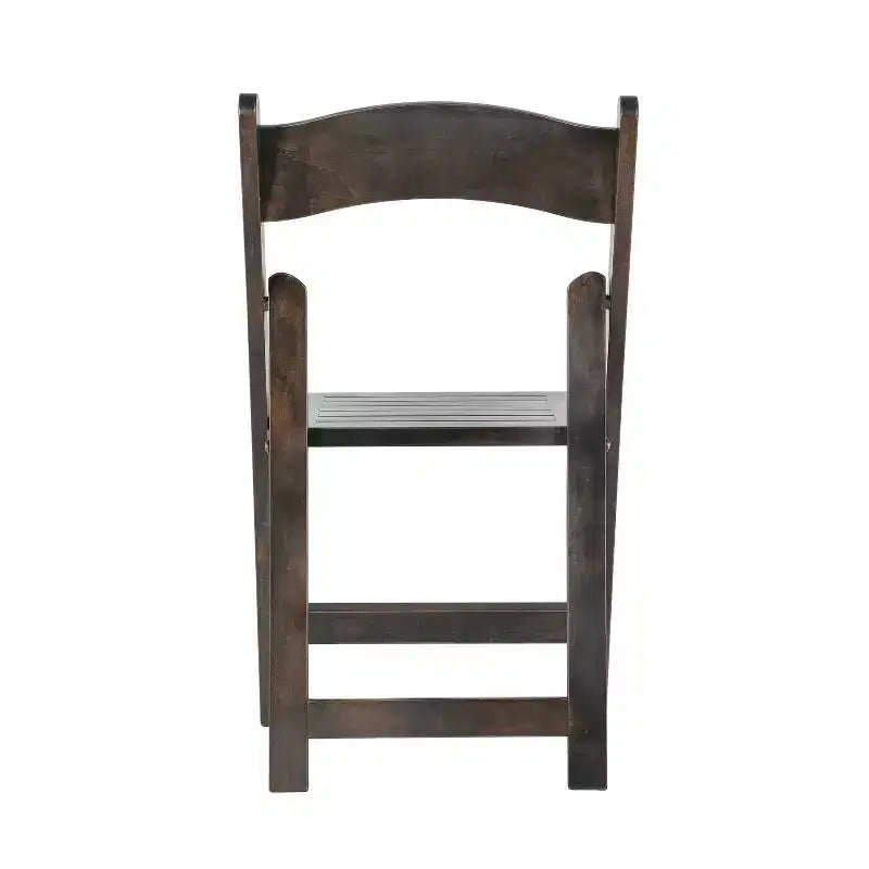 Chaise de salle à manger Merrick Lane en bois massif, pliable et avec une finition élégante