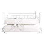 ChaletPosh Lit de Repos Gigogne Double en Métal