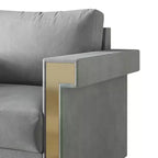 Chaise en velours ChaletPosh
