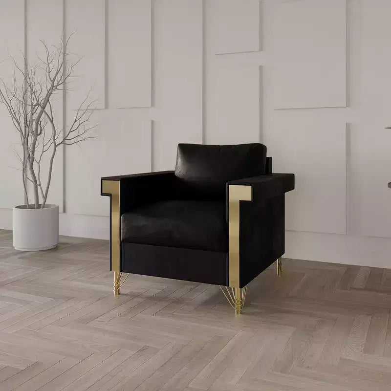 Chaise en velours ChaletPosh