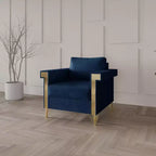 Chaise en velours ChaletPosh