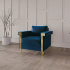 Chaise en velours ChaletPosh