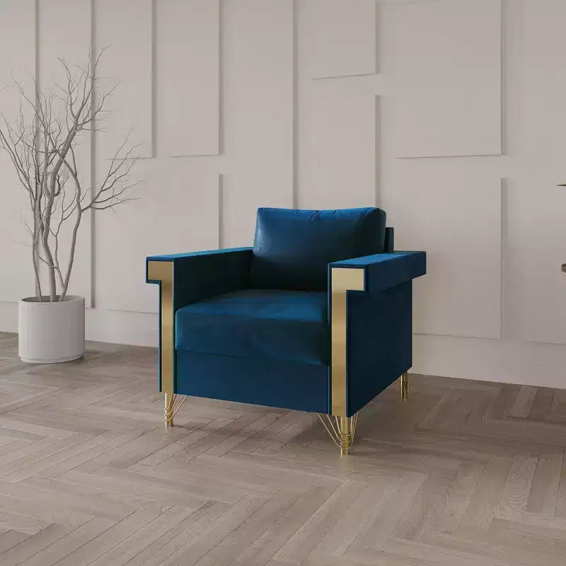 Chaise en velours ChaletPosh