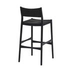 Tabouret de bar à hauteur de comptoir Armen Living Erie en corde de papier tressée et bois