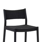 Tabouret de bar à hauteur de comptoir Armen Living Erie en corde de papier tressée et bois