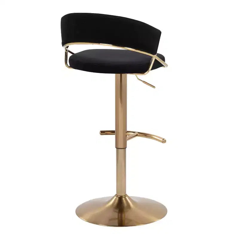 LumiSource Lot de 2 tabourets de bar pivotants réglables Jie