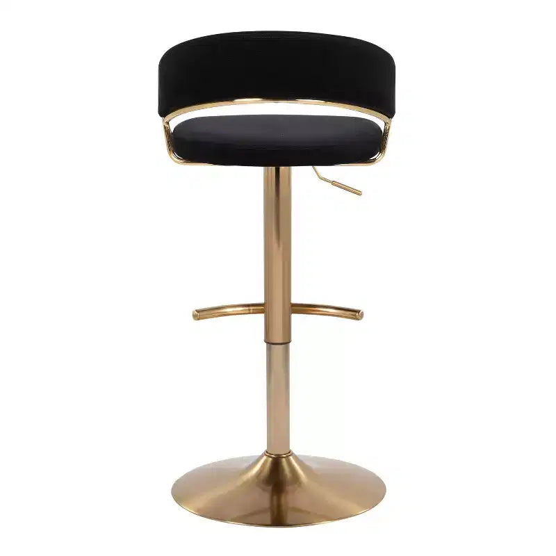LumiSource Lot de 2 tabourets de bar pivotants réglables Jie