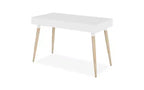 Bureau scandinave Workspace by Alera, 47,24 x 23,62 x 29,53, blanc/bois de hêtre