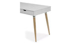 Bureau scandinave Workspace by Alera, 47,24 x 23,62 x 29,53, blanc/bois de hêtre